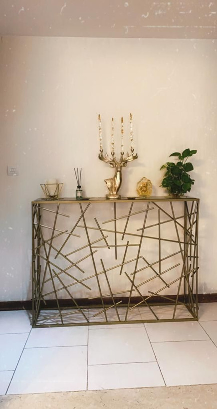 کنسول مدرن فلزی لاکچری